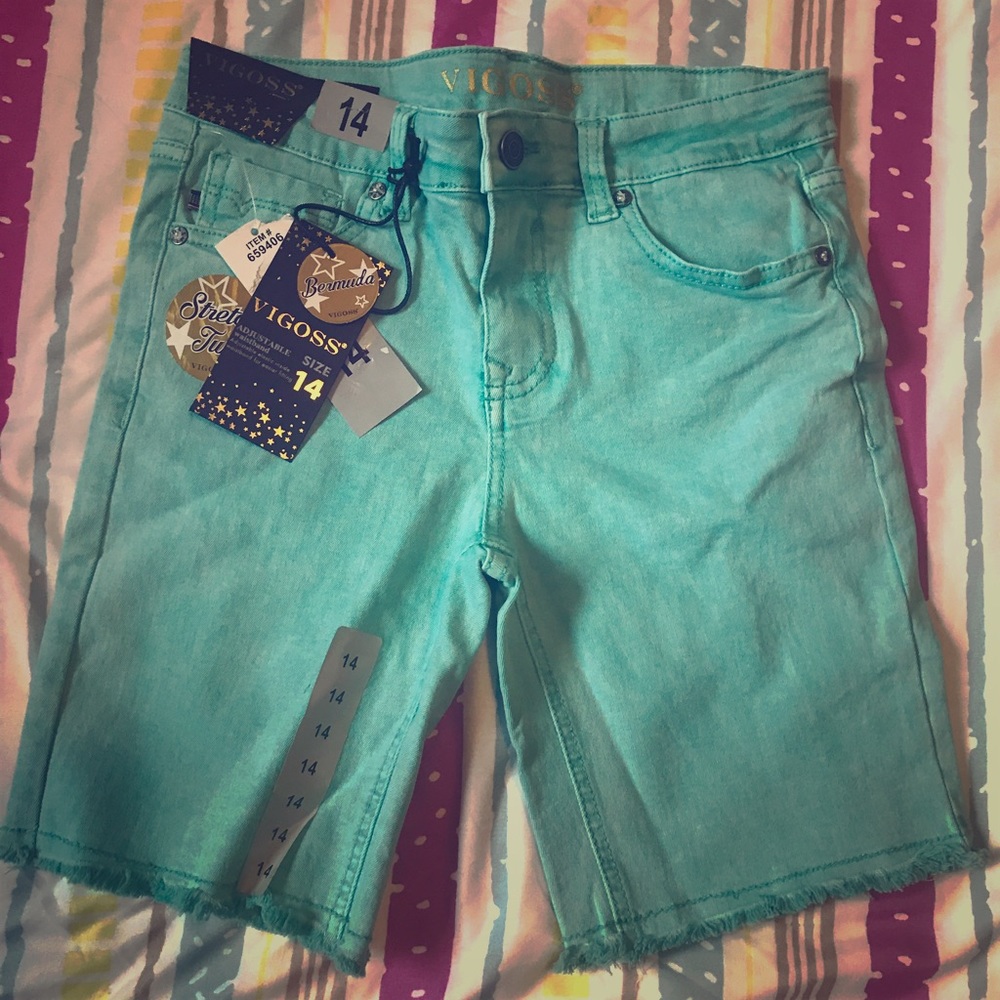 Girl’s Bermuda Jean shorts size girls 14